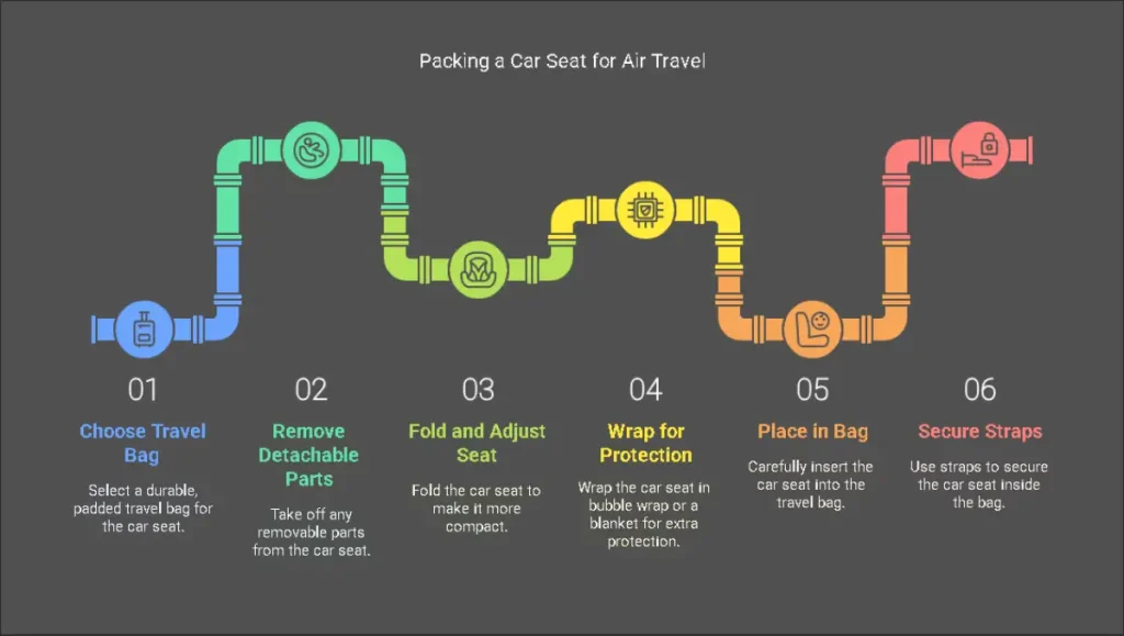 How to Pack a Car Seat in a Travel Bag