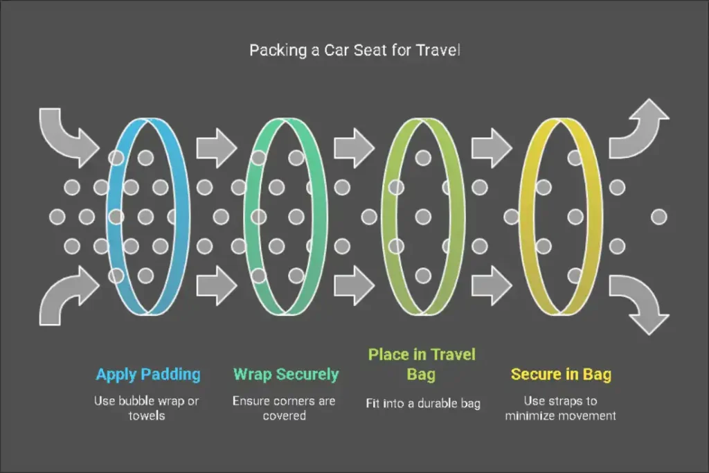 How to Pack the Car Seat to Avoid Damage 