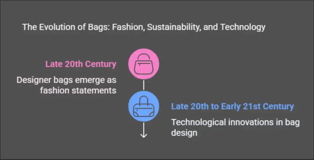 Late 20th Century to Present: The Evolution of Bags in the History of Bags Timeline