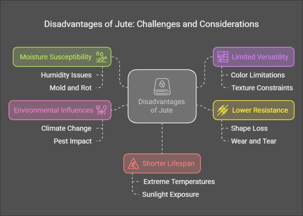 Disadvantages of Jute