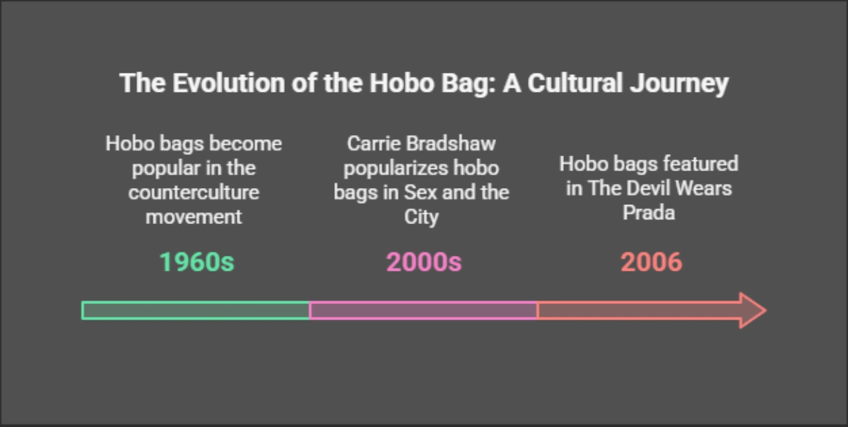 Hobo Bags in the 1960s Counterculture Movement