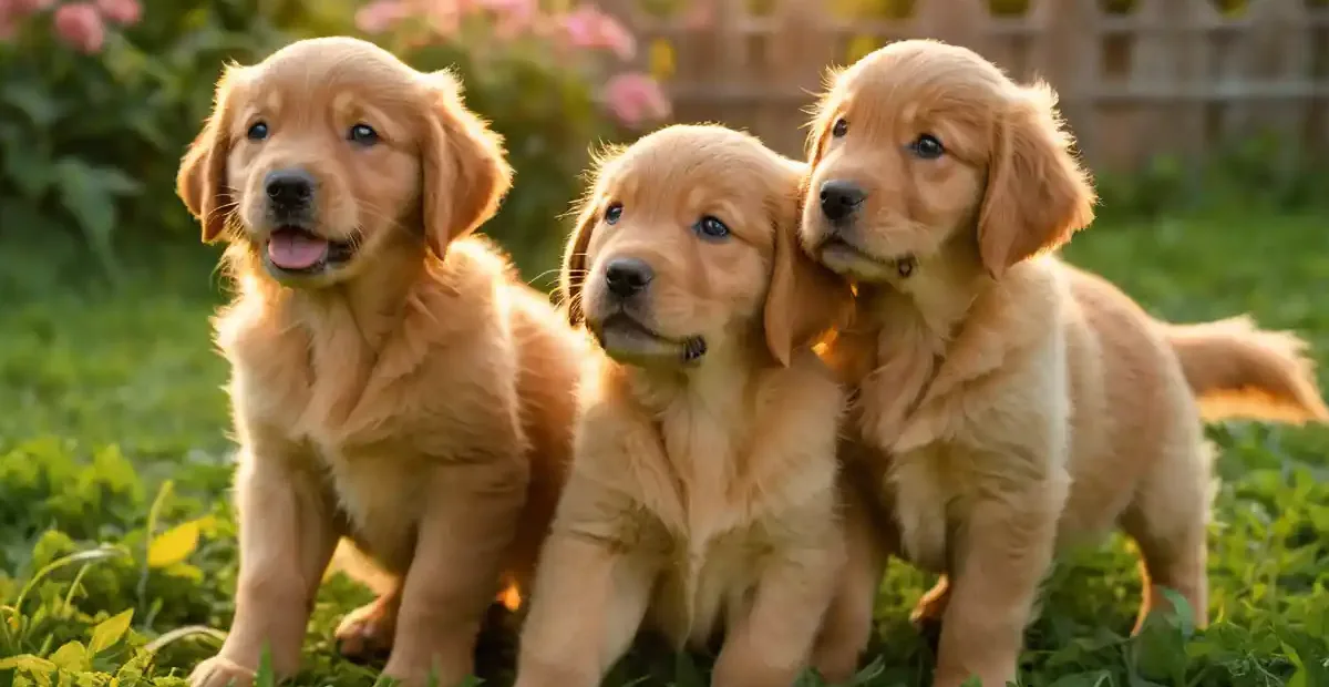 Red Golden Retriever Puppies