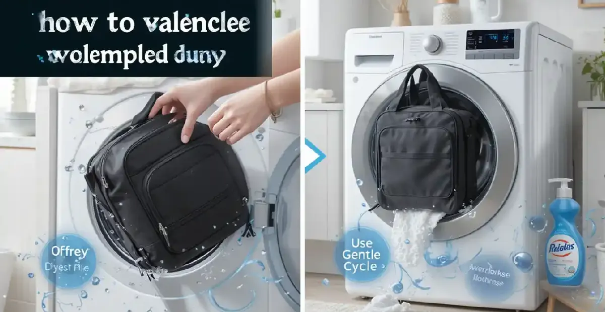 How to Wash Laptop Bag in Washing