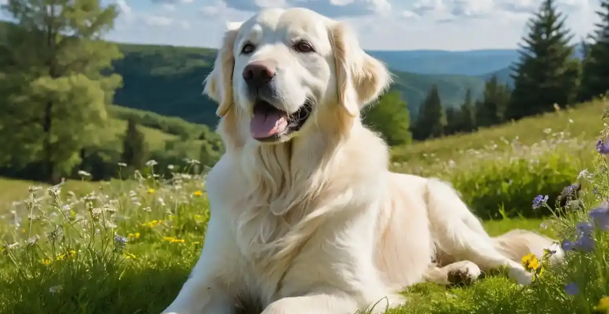 White Golden Retriever