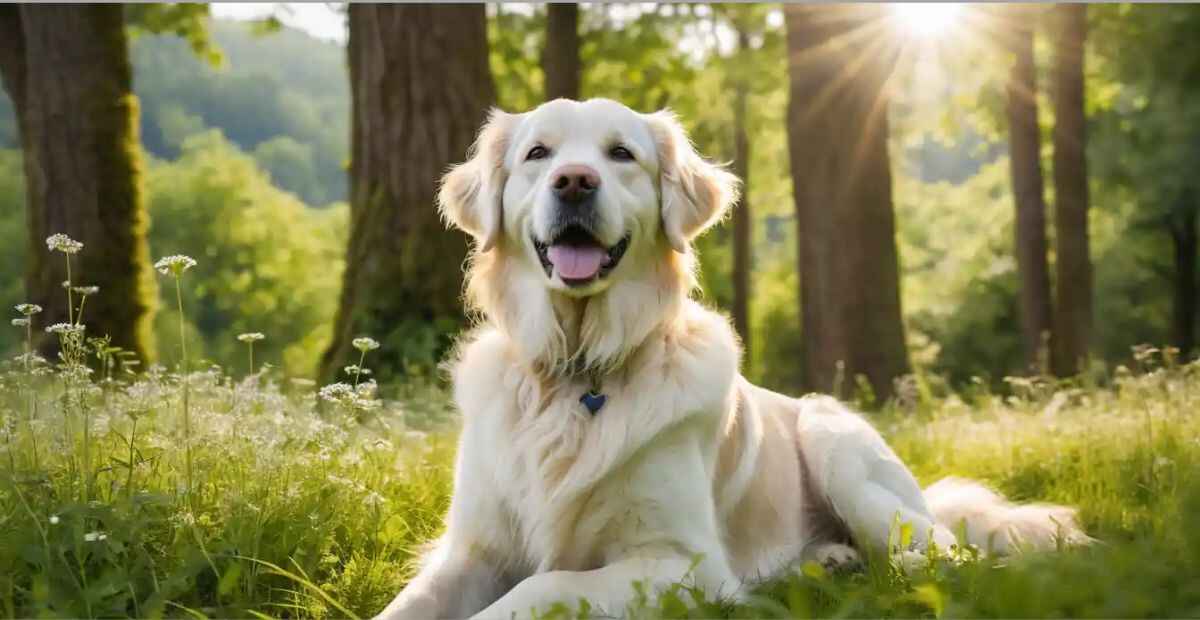 White Golden Retriever