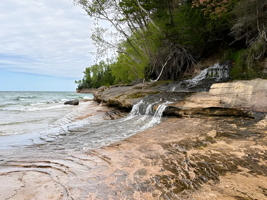 Miners Beach Falls