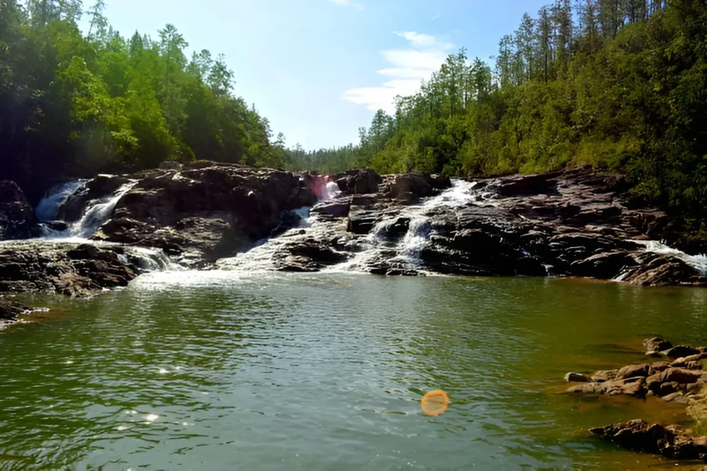 Hidden Pools at Ocqueoc Falls