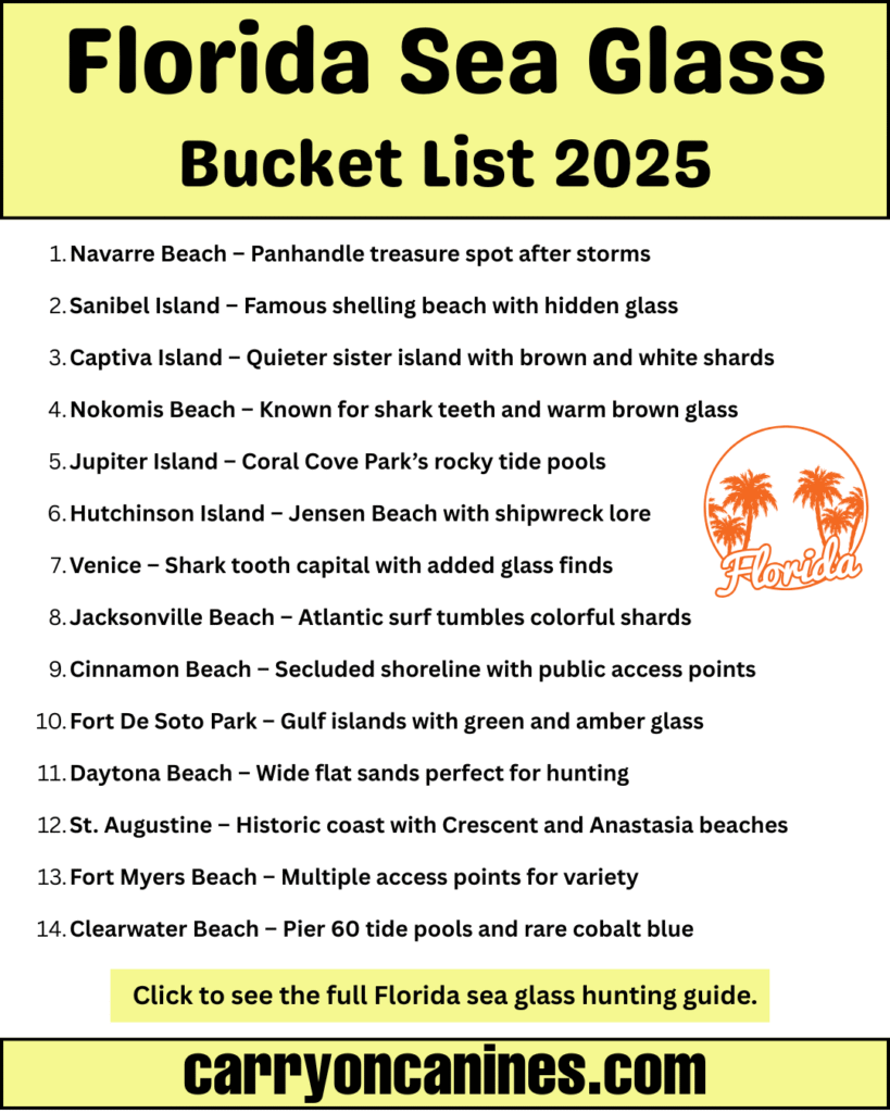 Florida Sea Glass Bucket List 2025